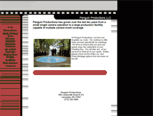 Tablet Screenshot of penguinproductionsllc.com